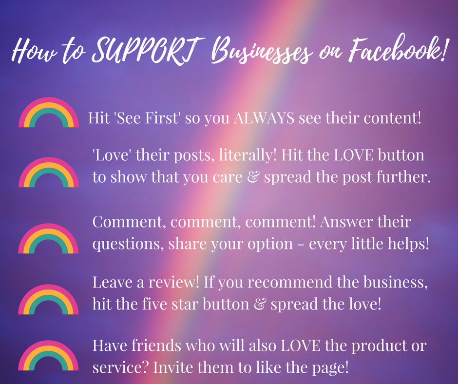 How to support businesses on Facebook! Introtweet