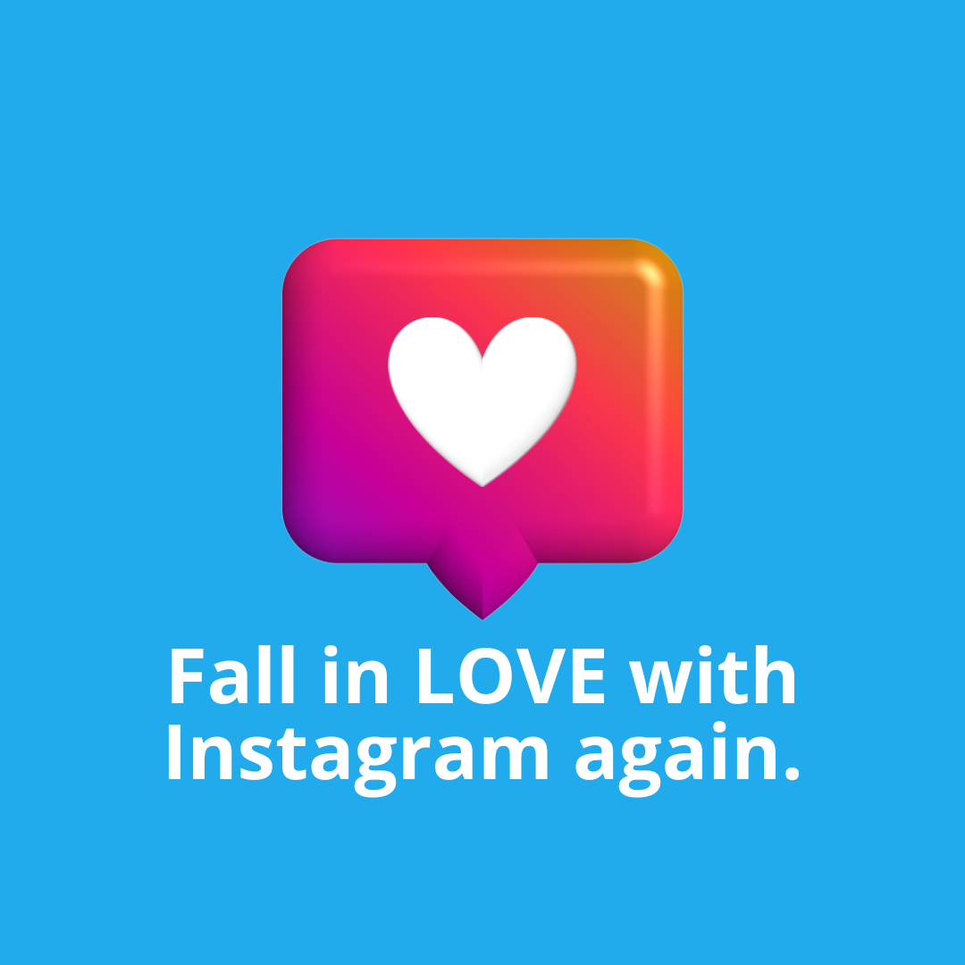 Fall in LOVE with Instagram again. Introtweet